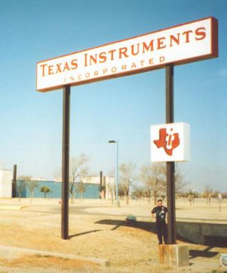 Texas Instruments Sign